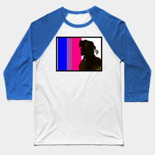 Galaxy Hunk Bi Pride Baseball T-Shirt